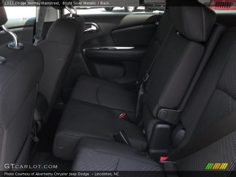 Bright Silver Metallic / Black 2011 Dodge Journey Mainstreet