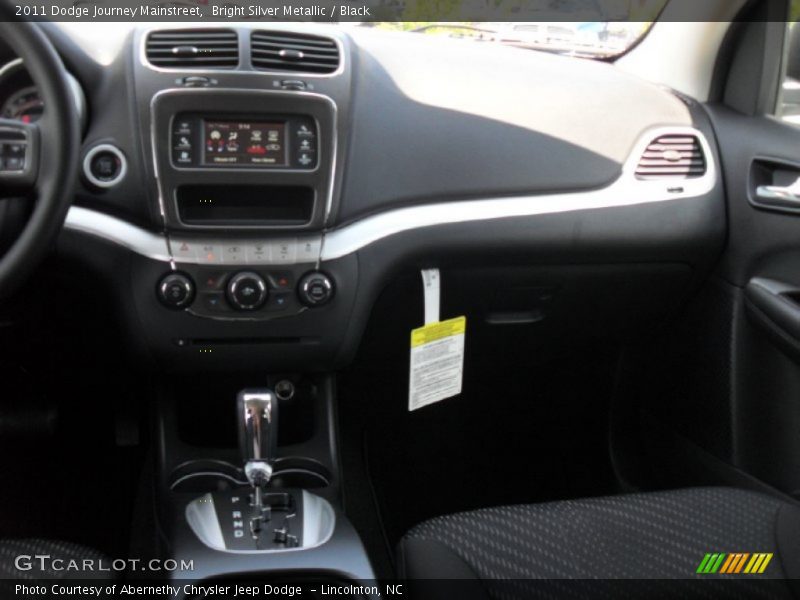 Bright Silver Metallic / Black 2011 Dodge Journey Mainstreet