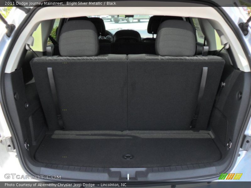 Bright Silver Metallic / Black 2011 Dodge Journey Mainstreet