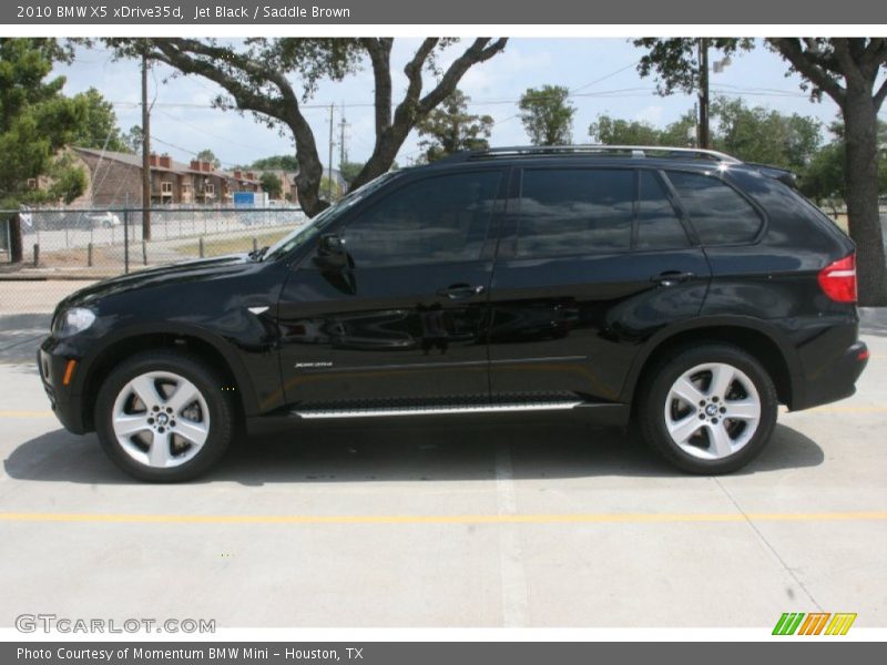 Jet Black / Saddle Brown 2010 BMW X5 xDrive35d