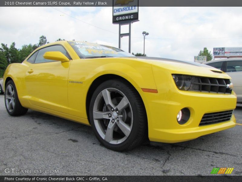 Rally Yellow / Black 2010 Chevrolet Camaro SS/RS Coupe