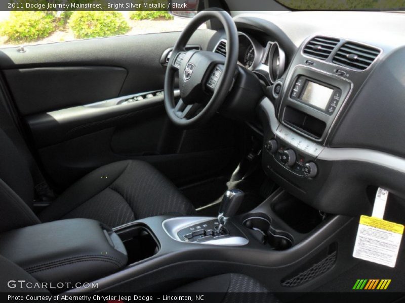 Bright Silver Metallic / Black 2011 Dodge Journey Mainstreet