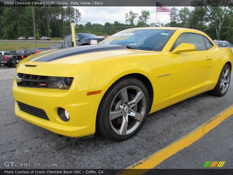 Rally Yellow / Black 2010 Chevrolet Camaro SS/RS Coupe