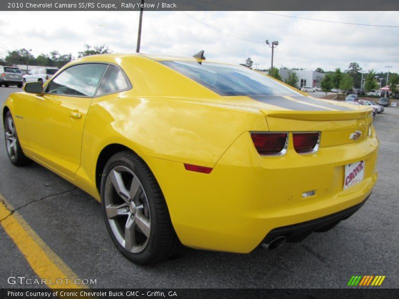 Rally Yellow / Black 2010 Chevrolet Camaro SS/RS Coupe