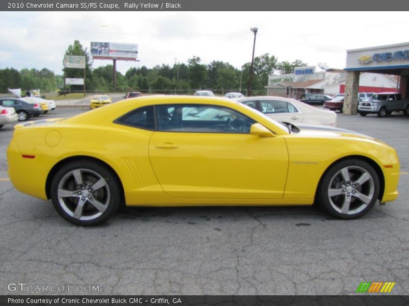Rally Yellow / Black 2010 Chevrolet Camaro SS/RS Coupe