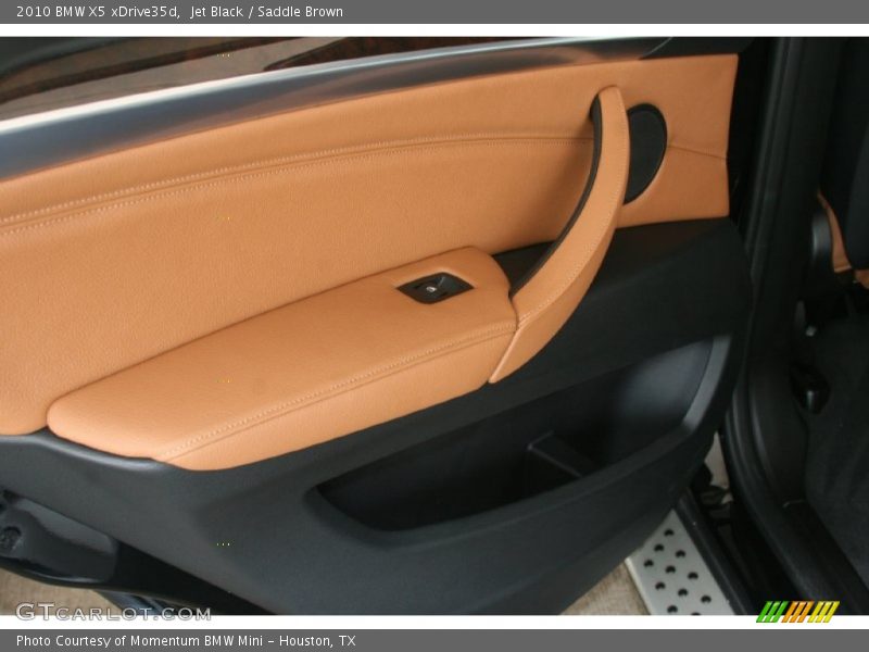 Jet Black / Saddle Brown 2010 BMW X5 xDrive35d