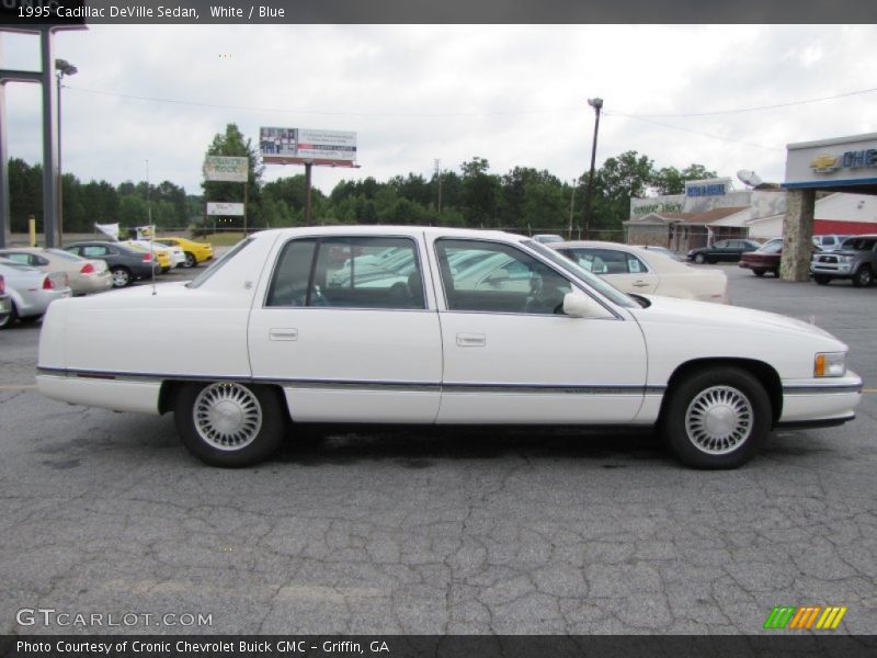  1995 DeVille Sedan White