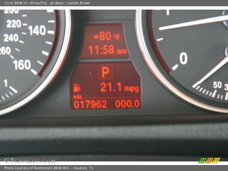 Jet Black / Saddle Brown 2010 BMW X5 xDrive35d