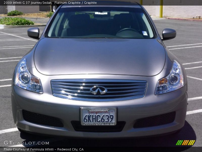Platinum Graphite / Graphite 2009 Infiniti G 37 Journey Sedan