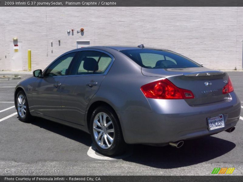 Platinum Graphite / Graphite 2009 Infiniti G 37 Journey Sedan