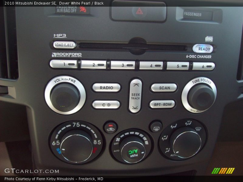 Controls of 2010 Endeavor SE
