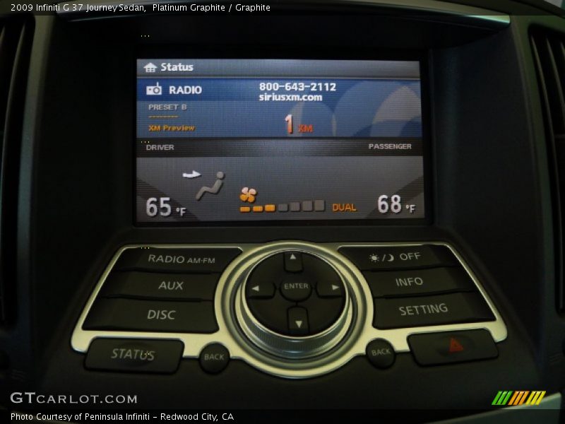 Platinum Graphite / Graphite 2009 Infiniti G 37 Journey Sedan
