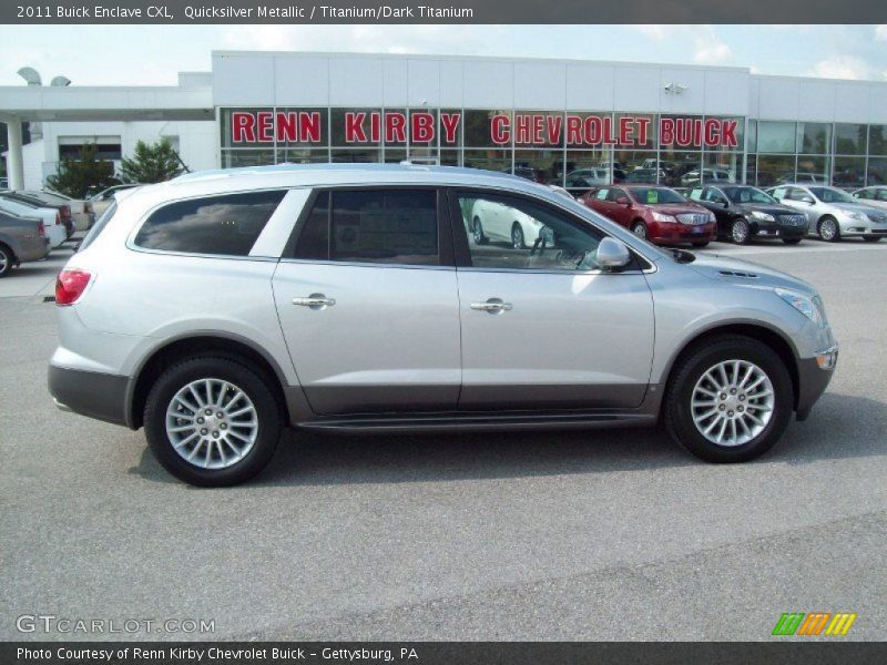Quicksilver Metallic / Titanium/Dark Titanium 2011 Buick Enclave CXL