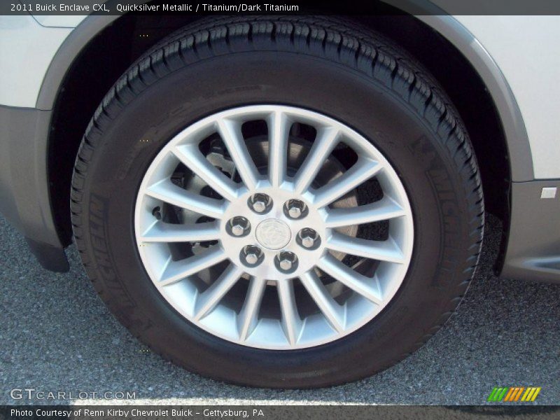 Quicksilver Metallic / Titanium/Dark Titanium 2011 Buick Enclave CXL