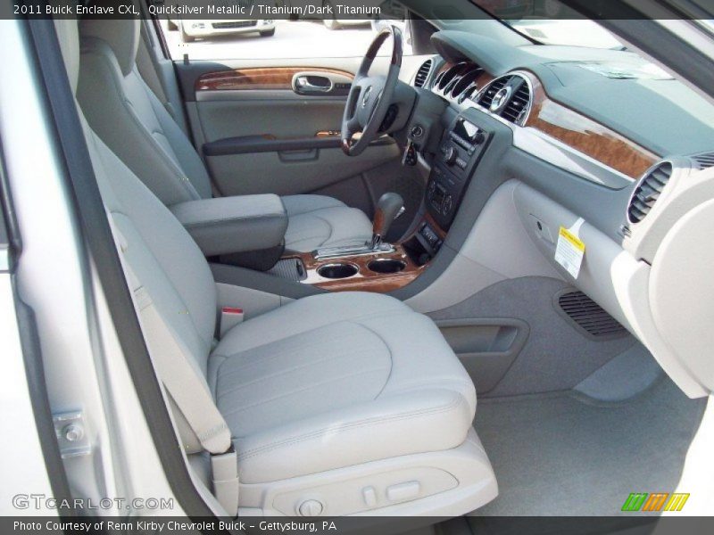 Quicksilver Metallic / Titanium/Dark Titanium 2011 Buick Enclave CXL