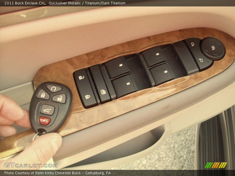 Quicksilver Metallic / Titanium/Dark Titanium 2011 Buick Enclave CXL