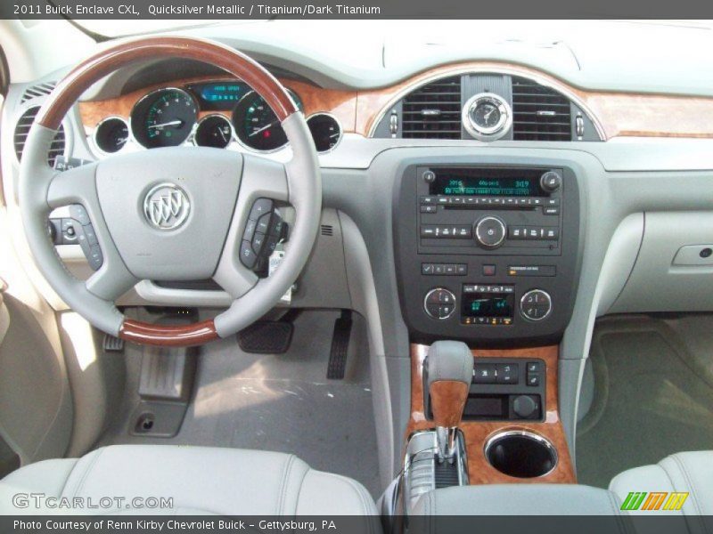 Quicksilver Metallic / Titanium/Dark Titanium 2011 Buick Enclave CXL