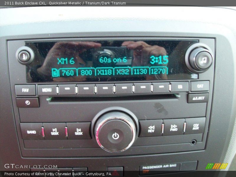 Quicksilver Metallic / Titanium/Dark Titanium 2011 Buick Enclave CXL