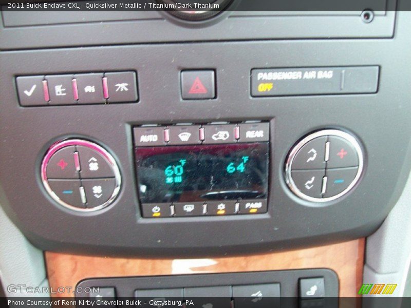 Quicksilver Metallic / Titanium/Dark Titanium 2011 Buick Enclave CXL
