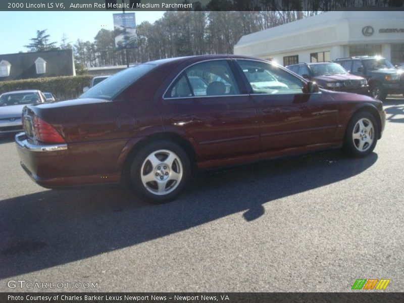 Autumn Red Metallic / Medium Parchment 2000 Lincoln LS V6