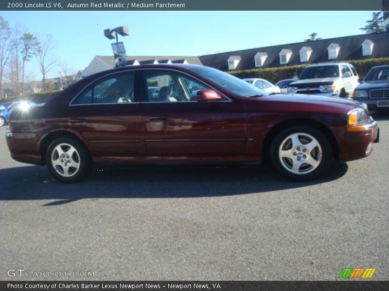 Autumn Red Metallic / Medium Parchment 2000 Lincoln LS V6