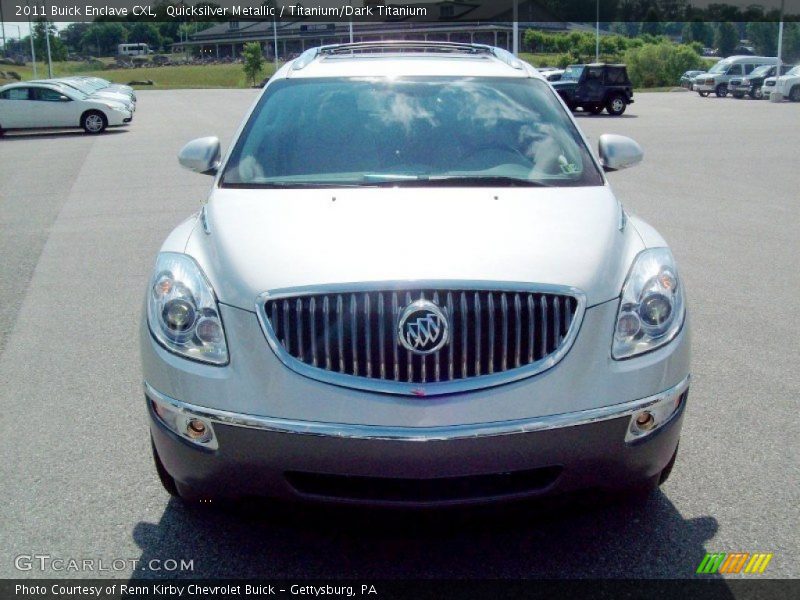 Quicksilver Metallic / Titanium/Dark Titanium 2011 Buick Enclave CXL