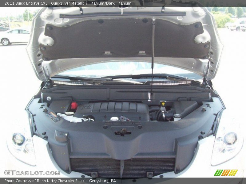 Quicksilver Metallic / Titanium/Dark Titanium 2011 Buick Enclave CXL
