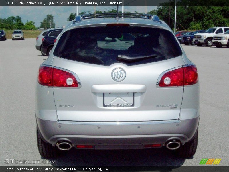 Quicksilver Metallic / Titanium/Dark Titanium 2011 Buick Enclave CXL