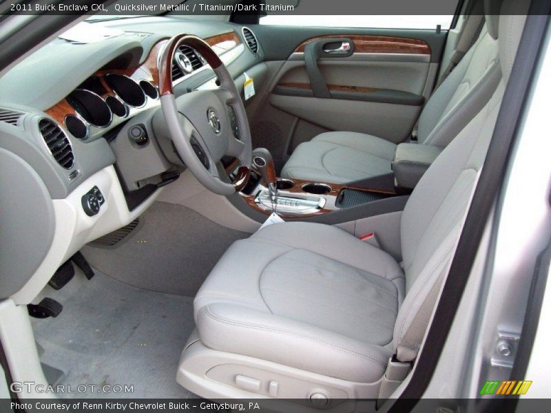 Quicksilver Metallic / Titanium/Dark Titanium 2011 Buick Enclave CXL