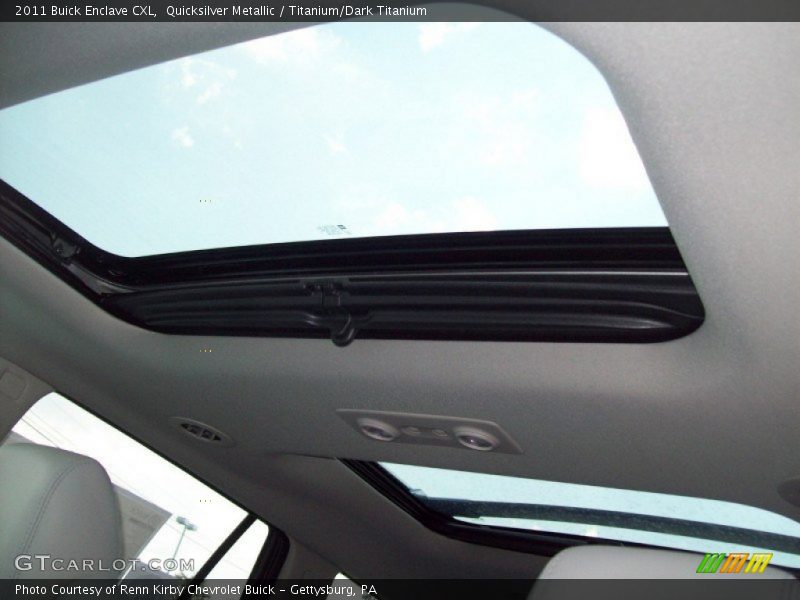 Quicksilver Metallic / Titanium/Dark Titanium 2011 Buick Enclave CXL