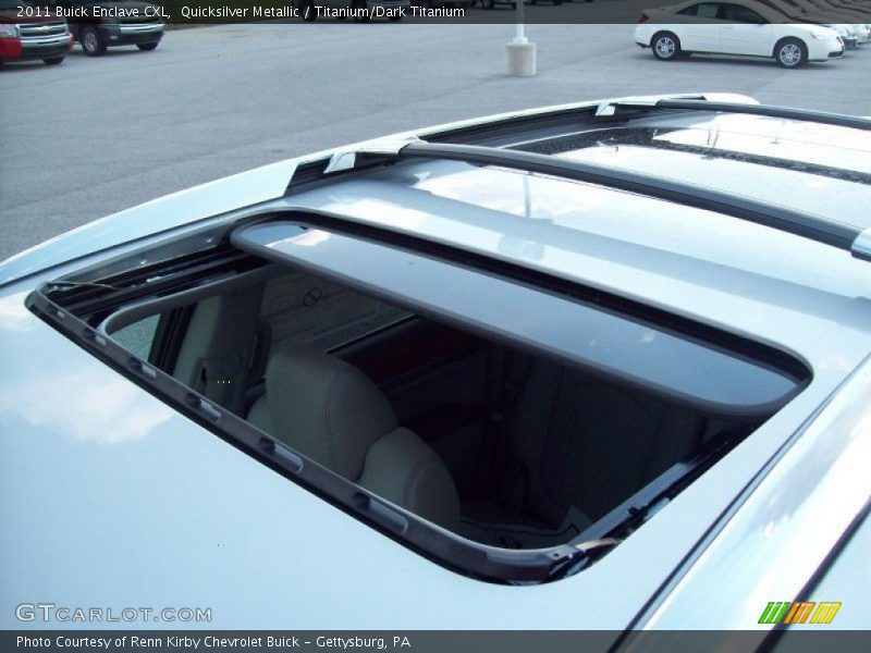 Quicksilver Metallic / Titanium/Dark Titanium 2011 Buick Enclave CXL