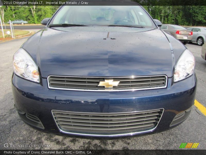 Imperial Blue Metallic / Gray 2010 Chevrolet Impala LT