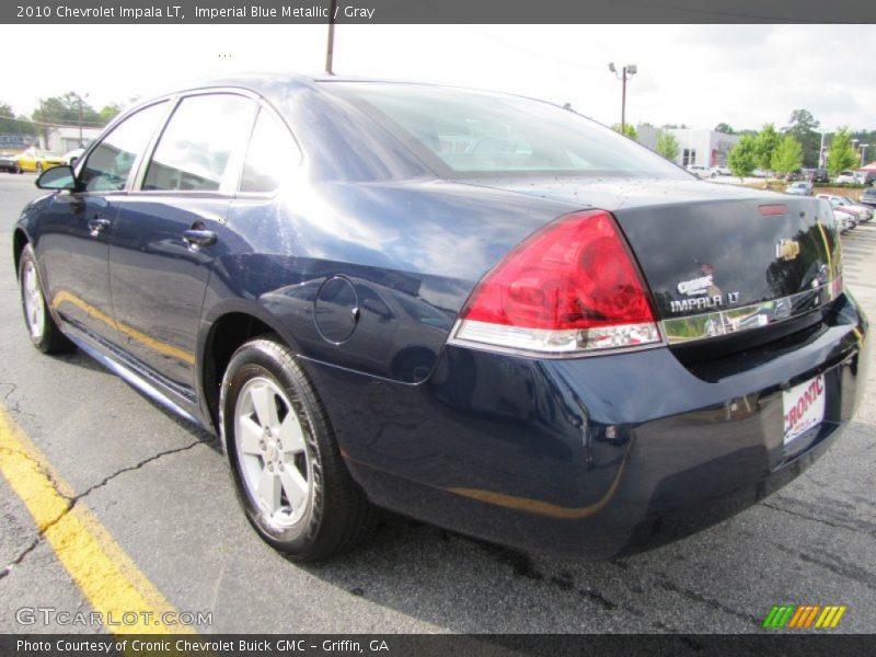Imperial Blue Metallic / Gray 2010 Chevrolet Impala LT