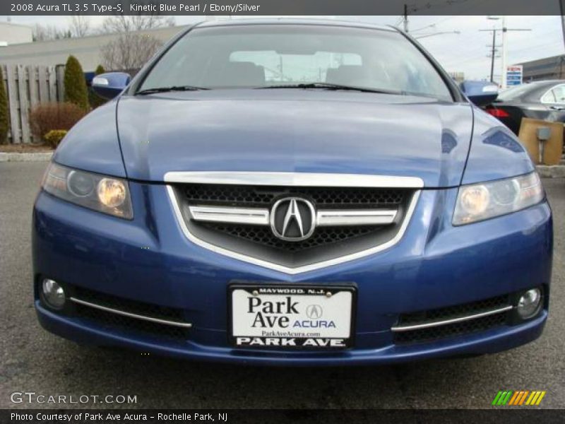 Kinetic Blue Pearl / Ebony/Silver 2008 Acura TL 3.5 Type-S
