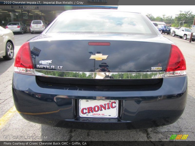 Imperial Blue Metallic / Gray 2010 Chevrolet Impala LT