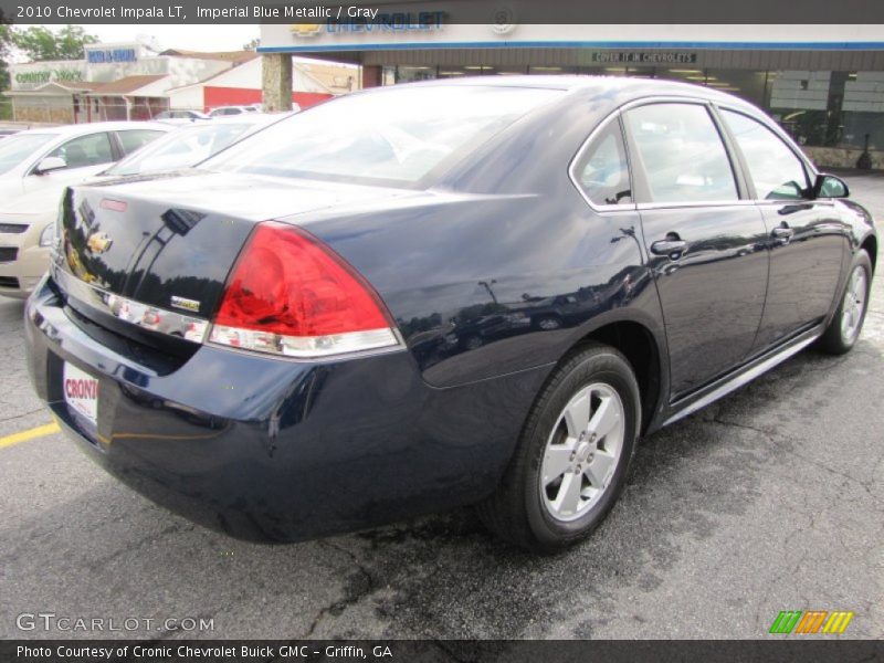 Imperial Blue Metallic / Gray 2010 Chevrolet Impala LT