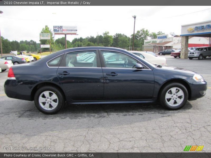 Imperial Blue Metallic / Gray 2010 Chevrolet Impala LT