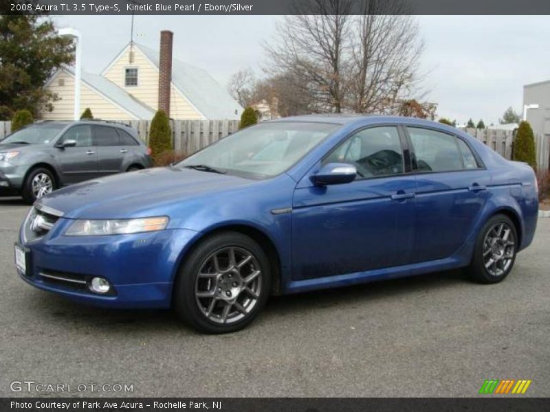 Kinetic Blue Pearl / Ebony/Silver 2008 Acura TL 3.5 Type-S
