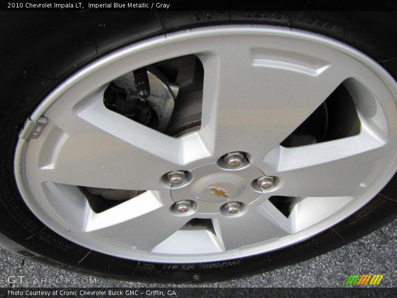 Imperial Blue Metallic / Gray 2010 Chevrolet Impala LT