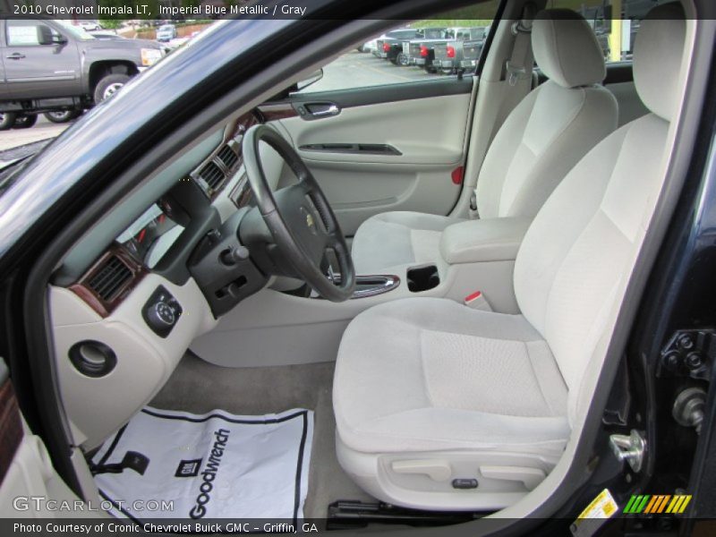 Imperial Blue Metallic / Gray 2010 Chevrolet Impala LT