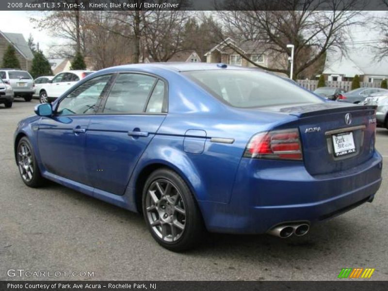 Kinetic Blue Pearl / Ebony/Silver 2008 Acura TL 3.5 Type-S