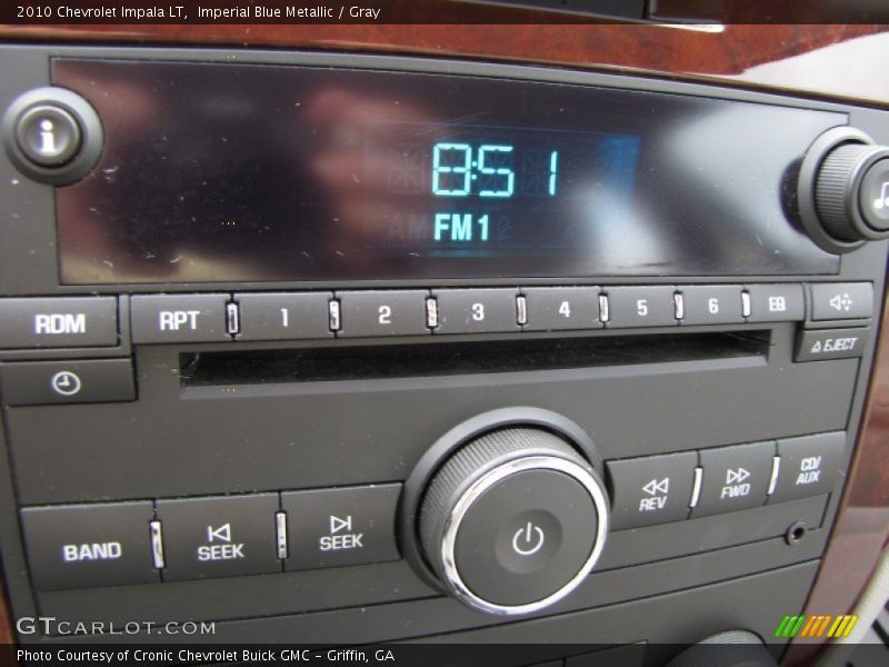 Imperial Blue Metallic / Gray 2010 Chevrolet Impala LT