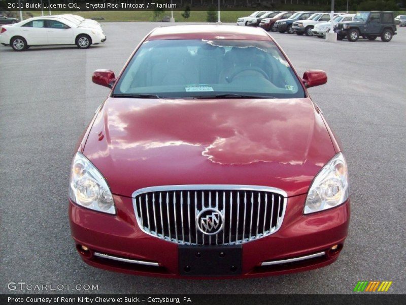 Crystal Red Tintcoat / Titanium 2011 Buick Lucerne CXL