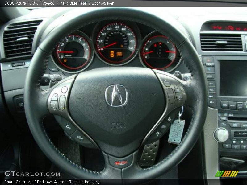 Kinetic Blue Pearl / Ebony/Silver 2008 Acura TL 3.5 Type-S