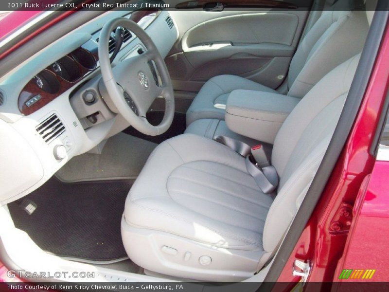 Crystal Red Tintcoat / Titanium 2011 Buick Lucerne CXL