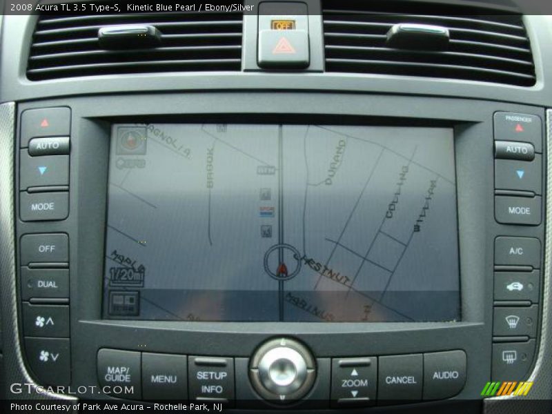 Kinetic Blue Pearl / Ebony/Silver 2008 Acura TL 3.5 Type-S