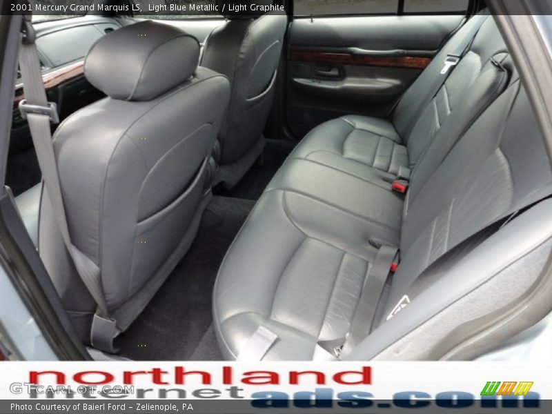 Light Blue Metallic / Light Graphite 2001 Mercury Grand Marquis LS