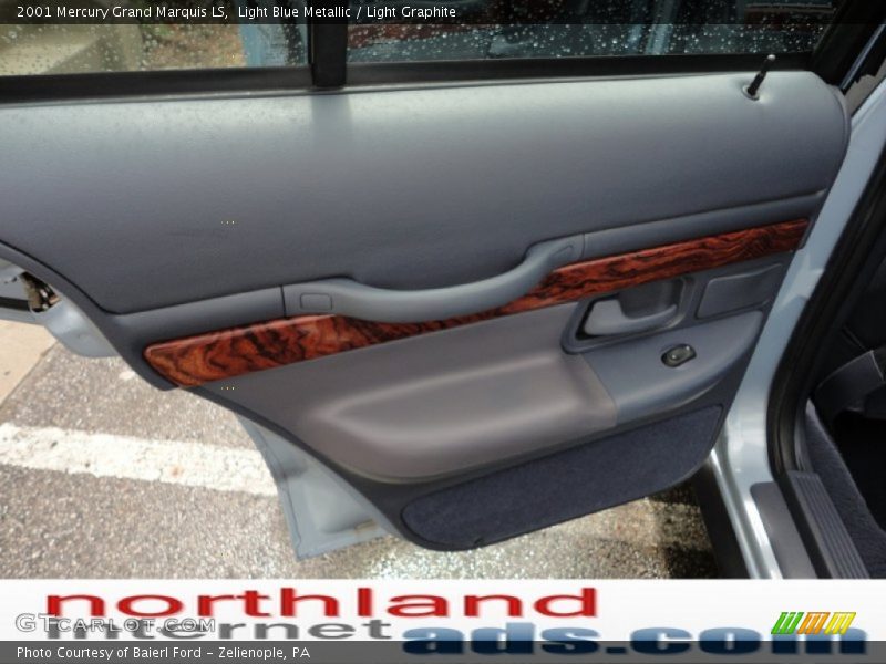 Light Blue Metallic / Light Graphite 2001 Mercury Grand Marquis LS