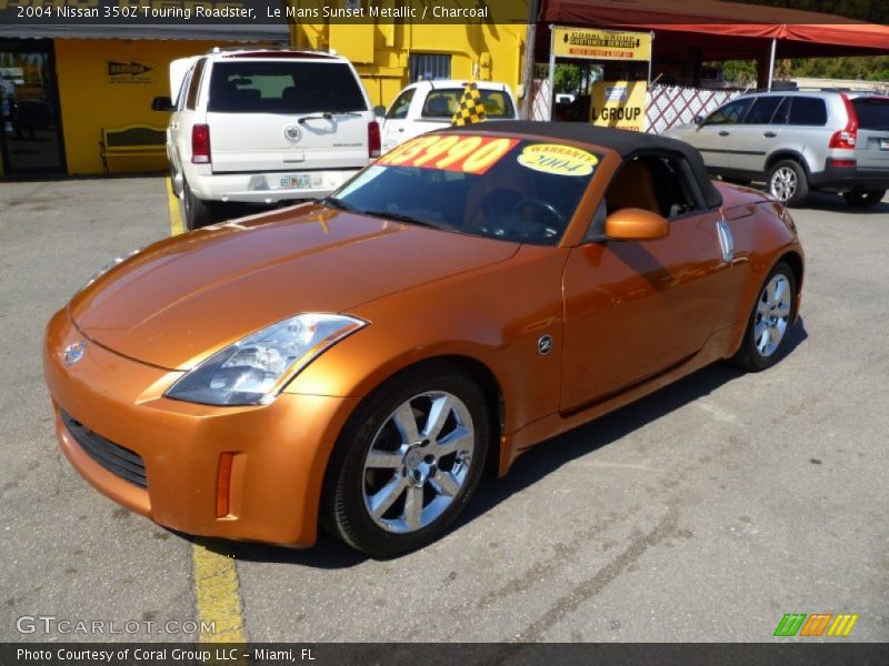 Le Mans Sunset Metallic / Charcoal 2004 Nissan 350Z Touring Roadster