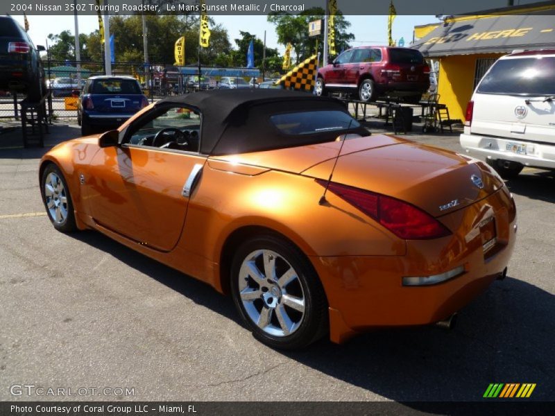 Le Mans Sunset Metallic / Charcoal 2004 Nissan 350Z Touring Roadster